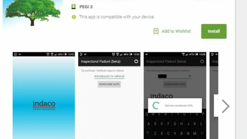 Ministerul Mediului a lansat aplicaţia 'Inspectorul Pădurii' pentru utilizatorii de smartphone