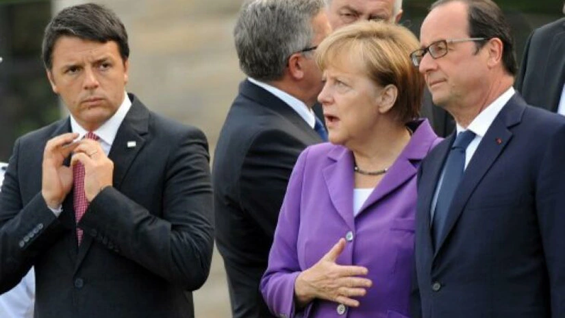 Brexit: Summit în trei între Renzi, Merkel şi Hollande, luni, pe o insulă din Mediterana
