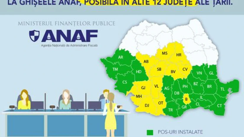 Plata cu cardul la ANAF vine şi în Bucureşti. Harta judeţelor unde Fiscul acceptă plăţi cu cardul