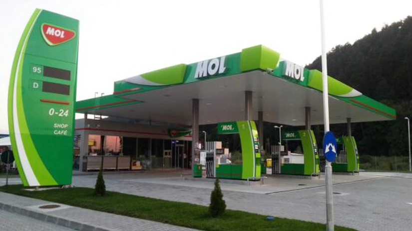 Vânzările de motorină ale Grupului MOL în România au crescut în volum anul trecut cu 13,5%, iar cele de benzină cu 10%