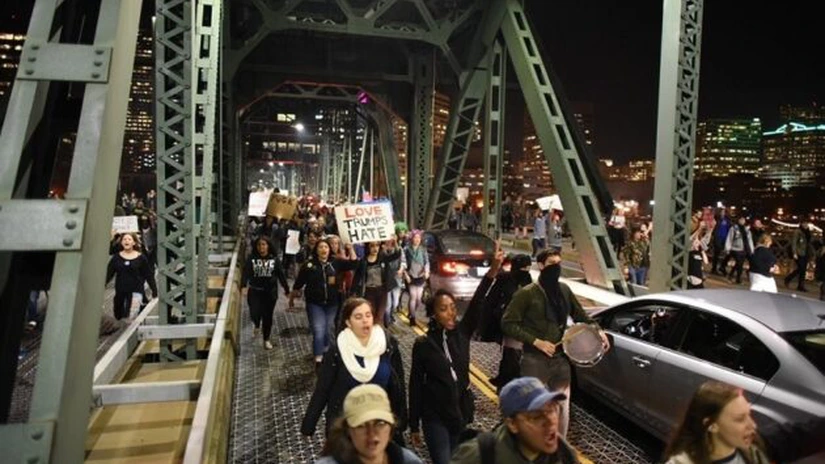 SUA: O persoană împuşcată la Portland, la protestele anti-Trump