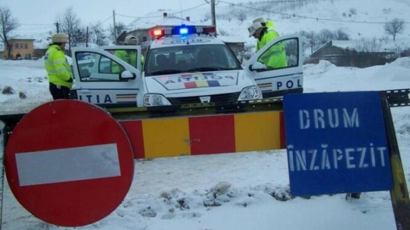 CNAIR: Anumite sectoare de drum ar putea fi închise, în vederea desfăşurării activităţii de deszăpezire