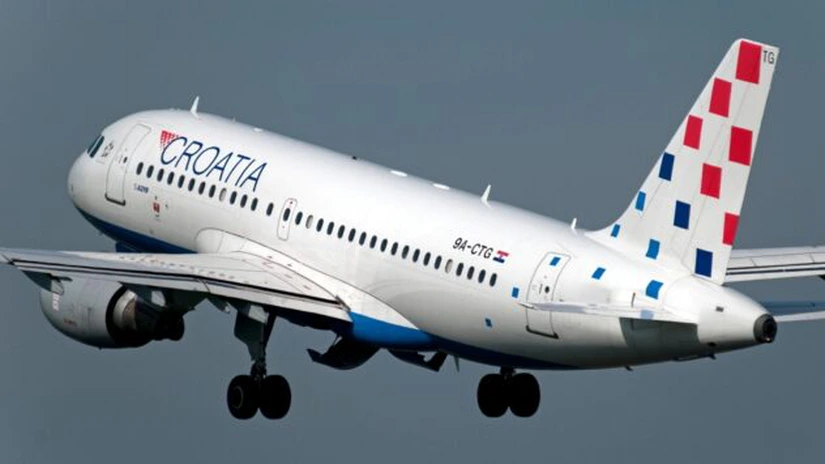 Croatia Airlines leagă Bucureştiul de Zagreb şi coasta Mării Adriatice cu zboruri directe