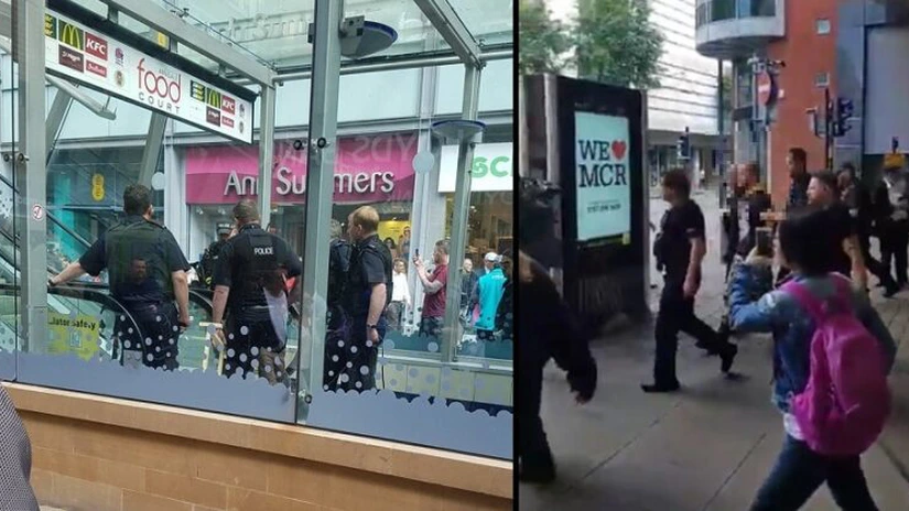 Un mall din Manchester a fost evacuat. Martori spun că au auzit o 