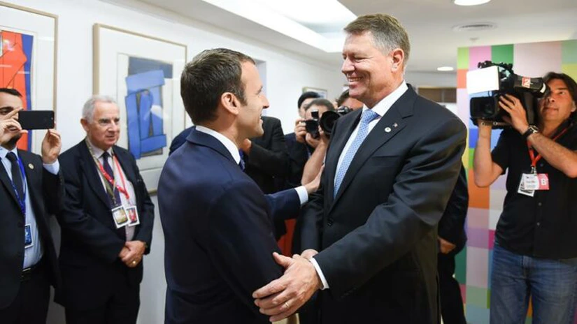 Emmanuel Macron a acceptat invitaţia lui Klaus Iohannis de a veni în România