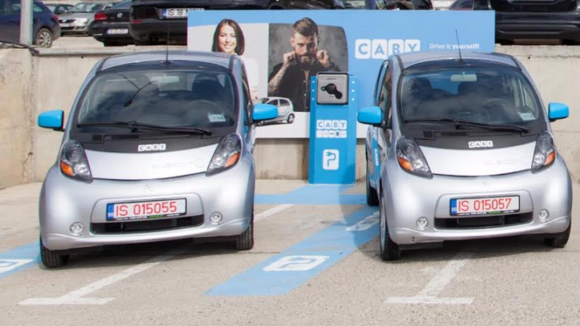 S-a lansat Caby, primul serviciu de car sharing din România cu mașini exclusiv electrice