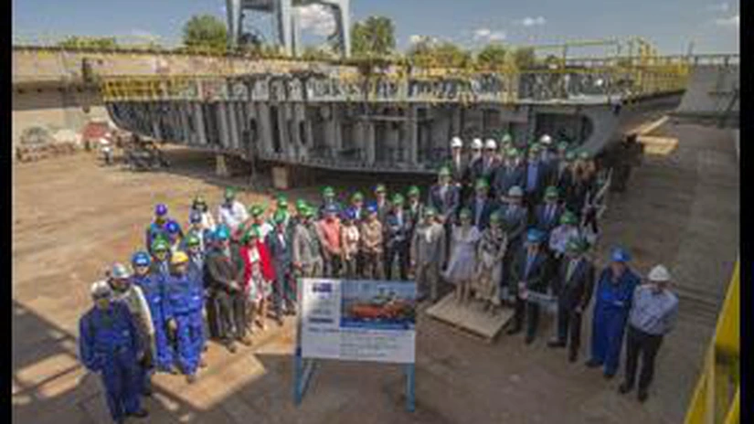 Protest al siderurgiştilor de la ArcelorMittal Hunedoara