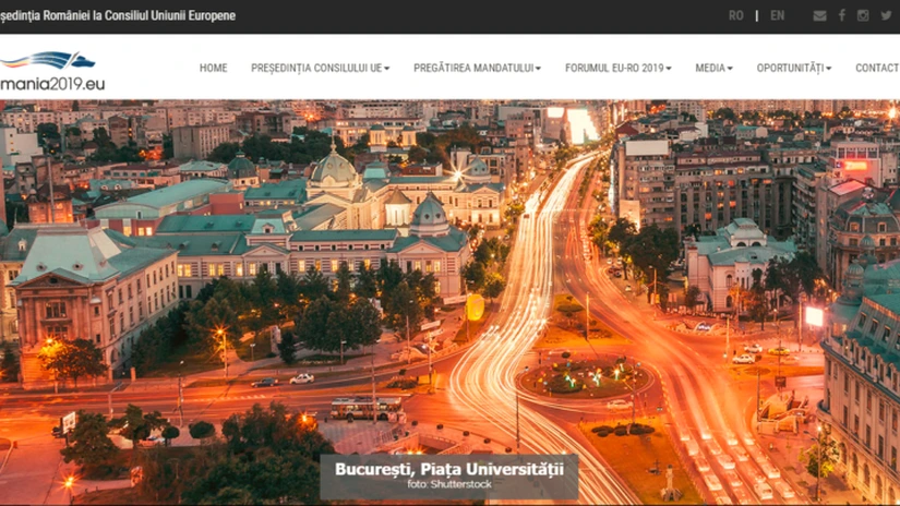 A fost lansat site-ul de prezentare a pregătirii Preşedinţiei române la Consiliul UE