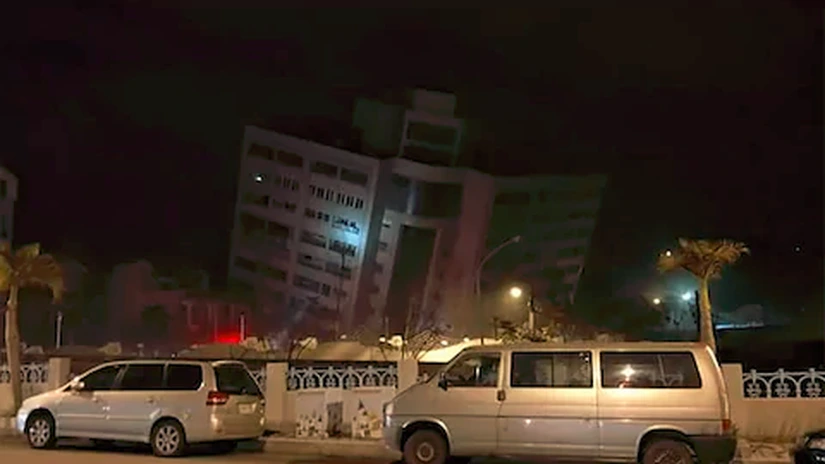 Cutremur cu magnitudinea 6,4 în Taiwan. Un hotel s-a prăbuşit