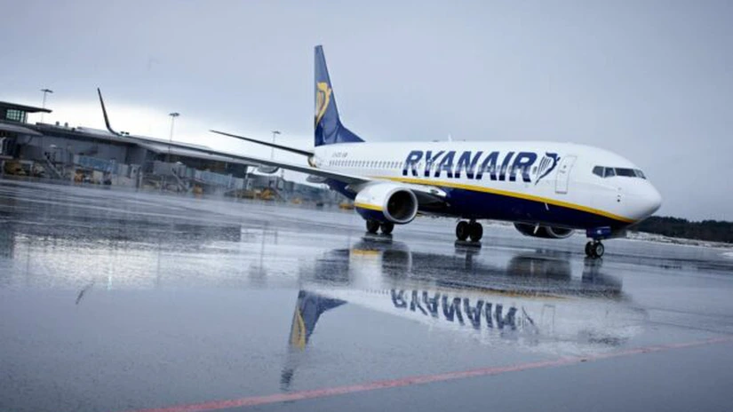 Ryanair reduce capacitatea de transport a flotei sale la 40% în perioada de iarnă