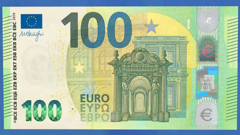 Banca Centrală Europeană prezintă noile bancnote de 100 şi de 200 de euro, mai greu de falsificat - FOTO