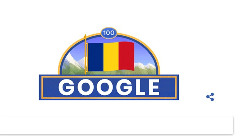Centenarul Marii Uniri, marcat de Google printr-un doodle special