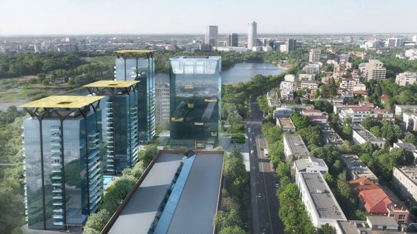 One United Properties, cu şapte şantiere deschise în Bucureşti, a retras de la vânzare clădirea de birouri de 24.000 mp din One Verdi Park