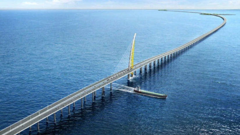 Unul din cele mai lungi poduri maritime din lume a fost inaugurat în Kuweit FOTO şi VIDEO