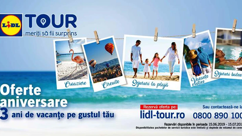 Lidl Tour a vândut 1.100 de vacanțe în România în trei ani