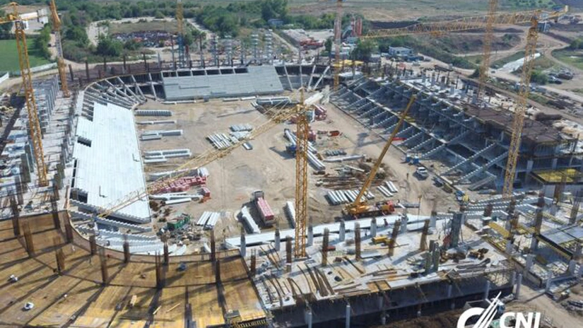 Euro 2020: stadiul lucrărilor la stadioanele Ghencea, Giuleşti şi Arcul de Triumf FOTO
