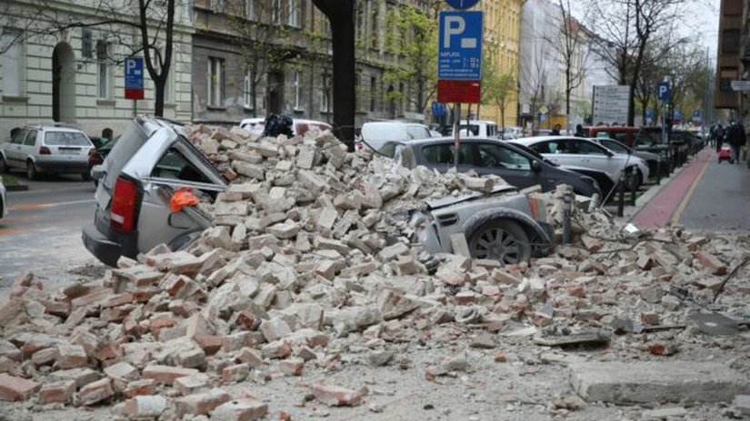 Cutremur puternic în Croația. Scene de panică și importante pagube materiale în Zagreb