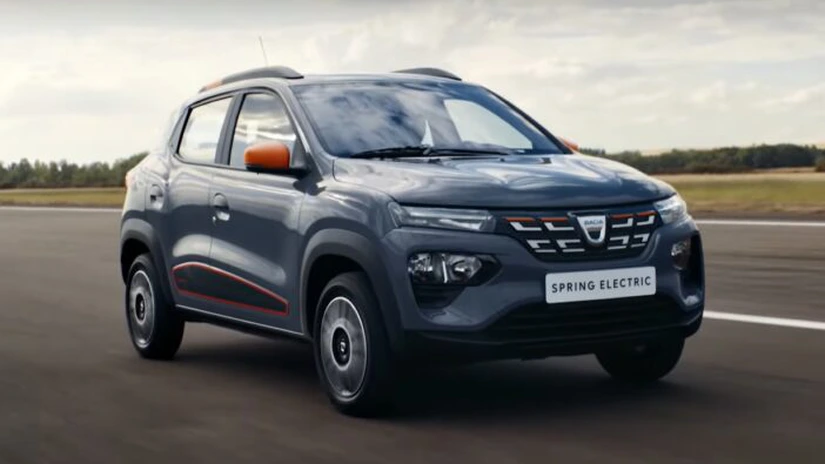 Dacia și-a prezentat noul model Spring, care are o motorizare 100% electrică VIDEO