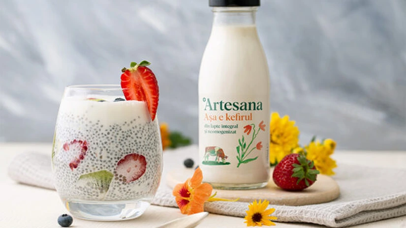 ROCA a intrat în acţionariatul Artesana pentru a susţine construcţia şi dotarea unei noi fabrici de lactate