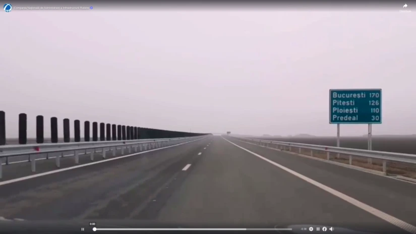 Autostrada București - Brașov: Circulația pe lotul Râșnov - Cristian s-a deschis de la ora 19:00. Cum arată noul tronson Update VIDEO