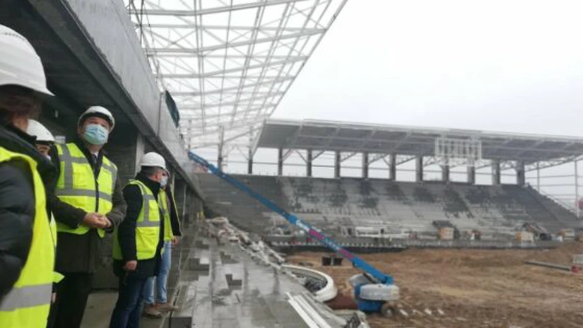 Ministrul Dezvoltării: Stadionul Giulești va fi finalizat până la sfârșitul lunii mai