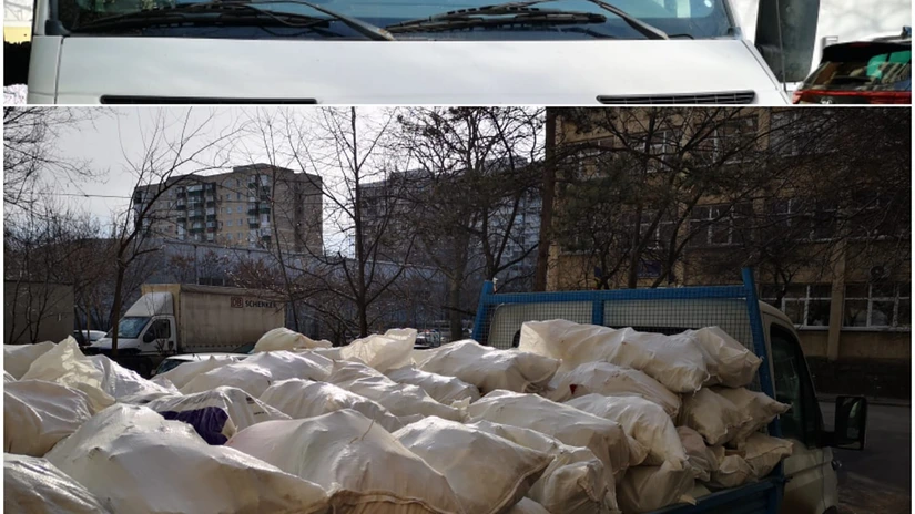 Premieră în București: S-a confiscat prima mașină ce transporta ilegal moloz. Plus 30.000 de lei amendă