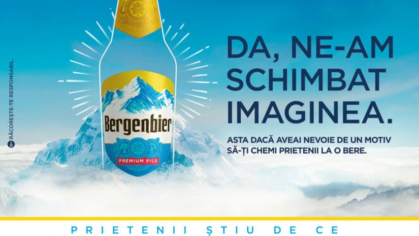 Bergenbier își leagă imaginea de munte. Cum arată noua față a brandului de bere?