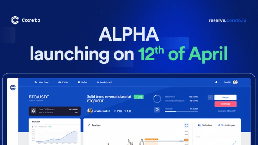 Platforma locală Coreto prin care utlizitarii pot învăţa despre criptomonede se lansează pe 12 aprilie