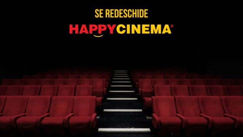 Rețeaua HappyCinema își redeschide sălile începând de vineri