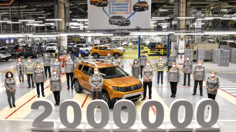 Uzina Dacia a produs modelul Duster cu numărul 2 milioane