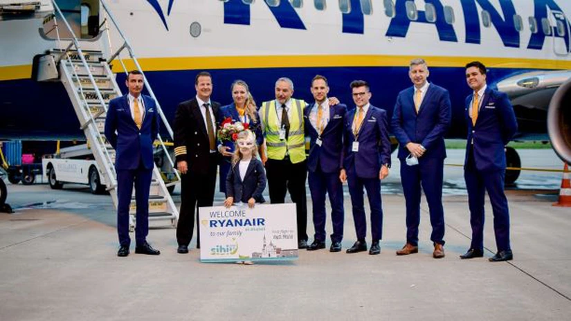 Ryanair a inaugurat primul său zbor de pe Aeroportul Internațional Sibiu