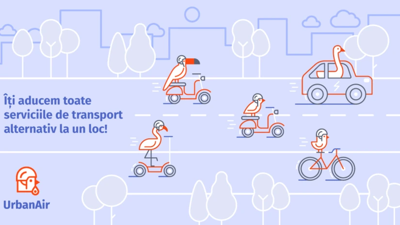 UrbanAir, o aplicaţie care integrează toate serviciile de tip sharing, disponibilă pe piaţa din România