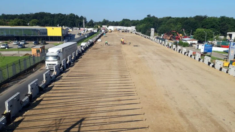 Centura București: Pasajul Mogoșoaia, realizat în proporție de 55%. Ar trebui să fie gata la 1 octombrie FOTO