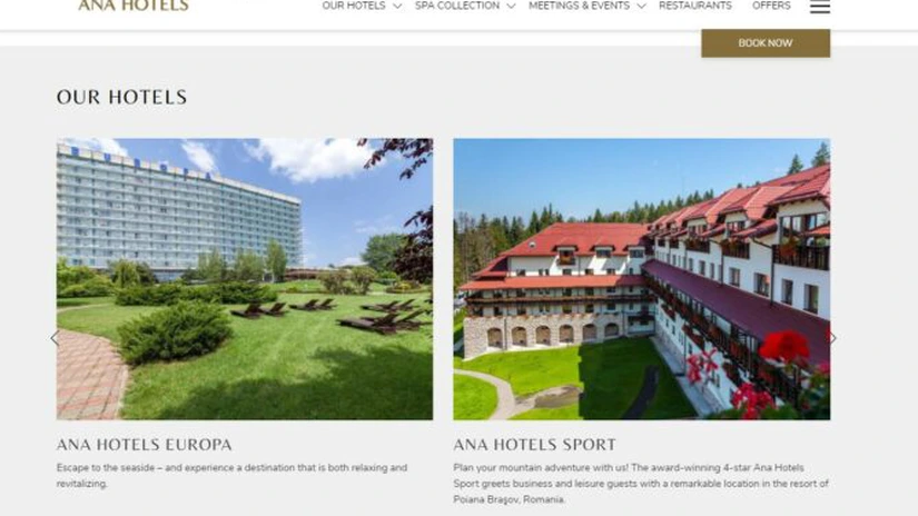 Fuziune în grupul Ana Holding: Astoria Eforie Nord va fi absorbită de Ana Hotels, pe fondul crizei generate de Covid