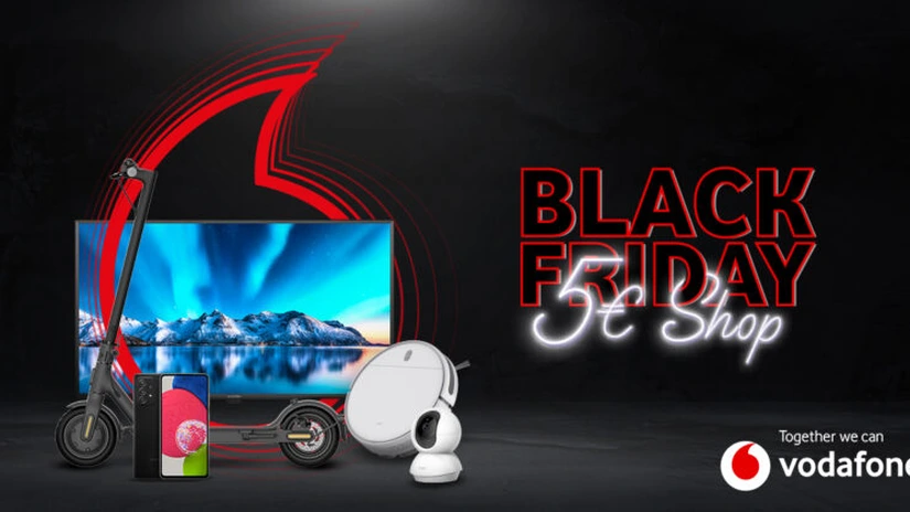 Black Friday la Vodafone: Abonamente şi telefoane de la 5 euro/ lună, dar şi aspiratoare-robot şi trotinete electrice