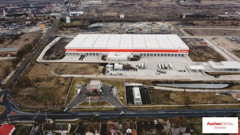 Auchan a deschis al doilea centru logistic din țară, în Hunedoara. Are peste 67.000 de metri pătrați și deservește 154 de magazine ale rețelei