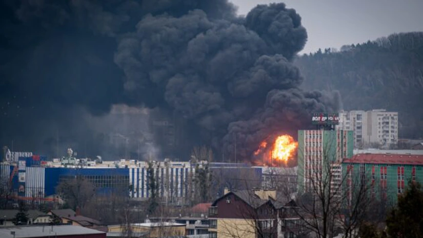 Rusia afirmă că forţele sale au distrus un mare depozit de arme occidentale din vestul Ucrainei