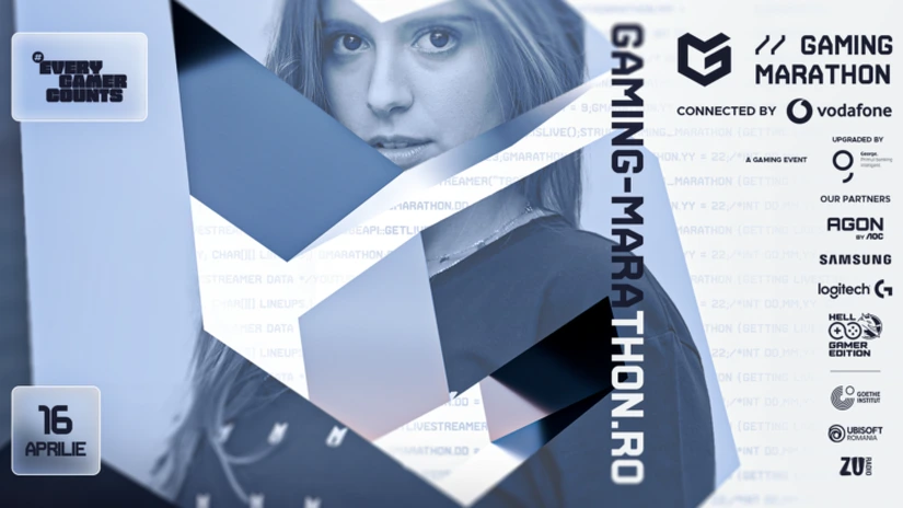 Cele mai bune jucătoare profesioniste din țară vor fi desemnate la Gaming Marathon. 27% din angajații primelor 15 companii de gaming din România sunt femei