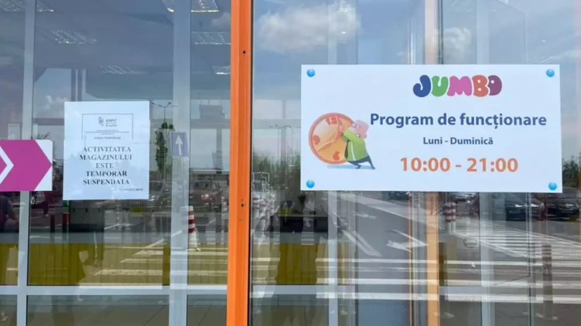 Control ANPC la magazinele Jumbo Pallady și Jumbo Berceni. Inspectorii au dat amenzi de peste 100.000 de lei și au închis temporar unitățile