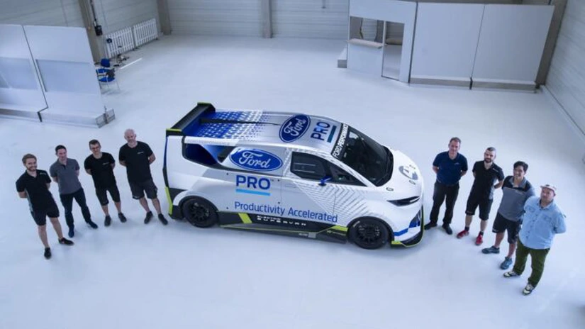 Ford Pro Electric SuperVan, prezentat la Goodwood Festival of Speed