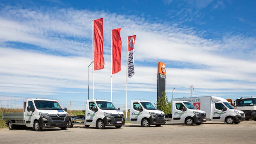GREEN AMBALAJE, lider de piață în domeniul waste management, își mărește flota auto cu 5 vehicule 100% electrice Renault Trucks Master Z.E.