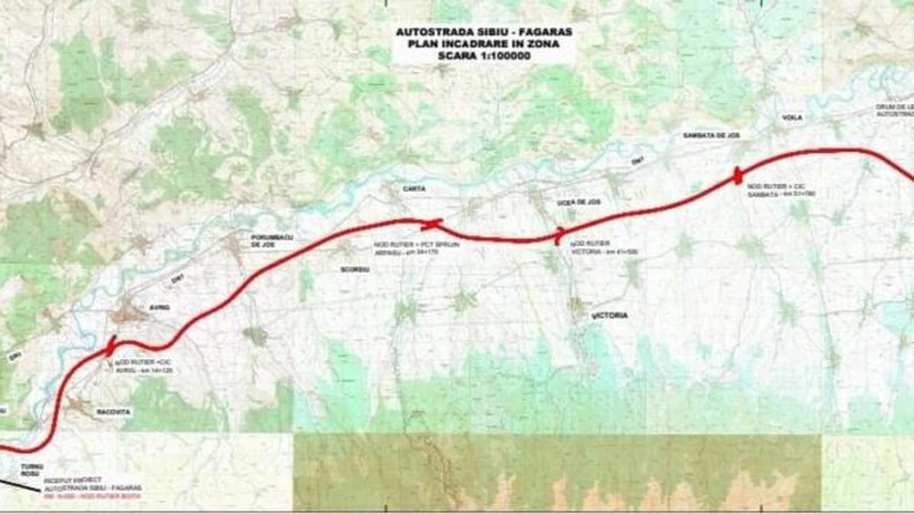 Autostrada Sibiu - Făgăraș: Strabag duce în instanță lupta pentru tronsonul 4