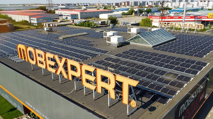 Magazinul Mobexpert Militari din București devine prosumator, au fost instalate panouri cu o putere totală de aproape 400 kWp