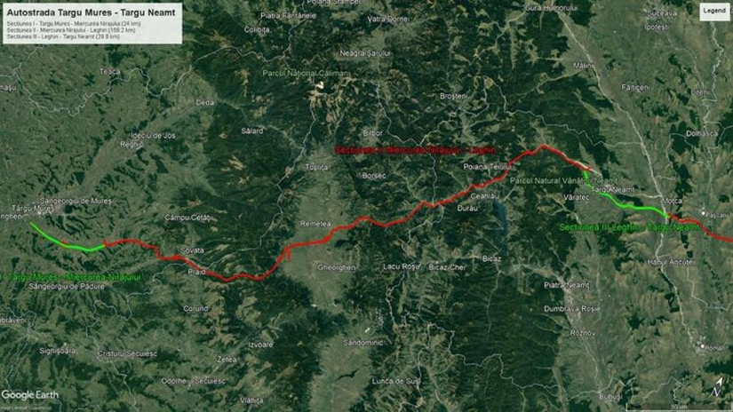 Autostrada Unirii A8: Guvernul a aprobat luni indicatorii pentru secțiunile finanțate prin PNRR