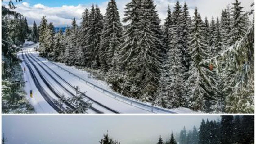 ANM: Cod portocaliu de viscol până duminică seara pentru zonele Munților Apuseni, Carpaților Meridionali și de Curbură