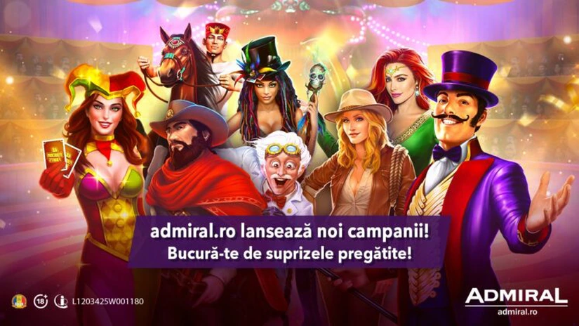 ADMIRAL Cazinou lansează noi promoții! Fii pe fază! (P)