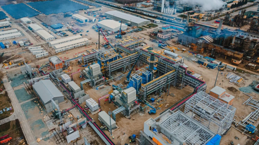 Noua centrală electrică de la Midia, a Rompetrol, este realizată în proporție de 80%