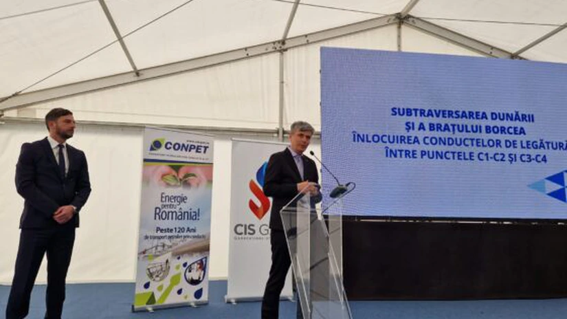 CONPET anunță finalizarea lucrărilor de înlocuire a firelor de legătură pe conductele de transport pentru petrolul din import, subtraversare Dunăre și Brațul Borcea