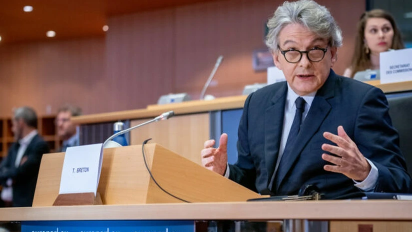 Comisarul european Thierry Breton anunță că UE va avea capacitatea să producă 1,3 milioane de obuze până la sfârșitul anului (Video)