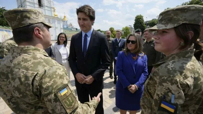 Premierul canadian Justin Trudeau, în vizită de susținere la Kiev